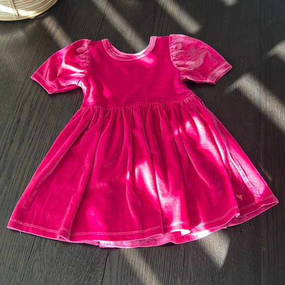Pink Chicken Laurie velour dress, 3 - Picture 2 of 3